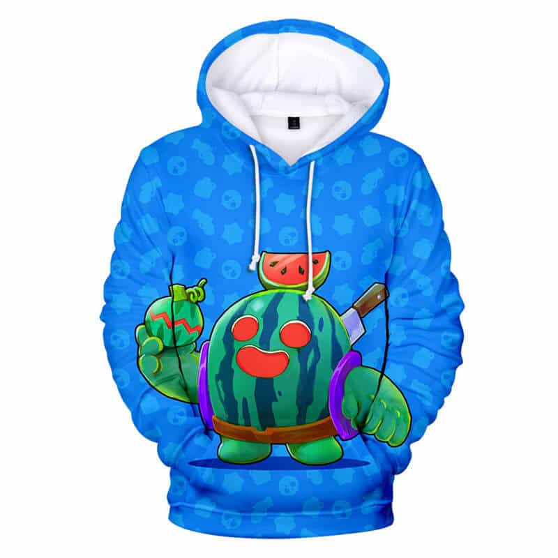 Spike Brawl Stars Warm Hoodie Sweatshirt