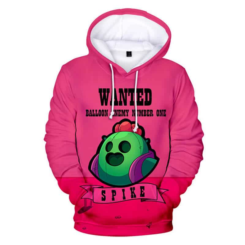 Brawl Stars Spike Warm Hoodie Sweatshirt