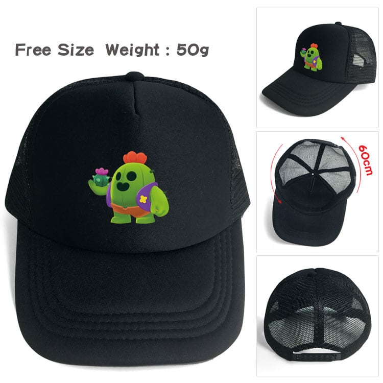 Brawl Stars Outdoor Sports Mesh Hats Spike