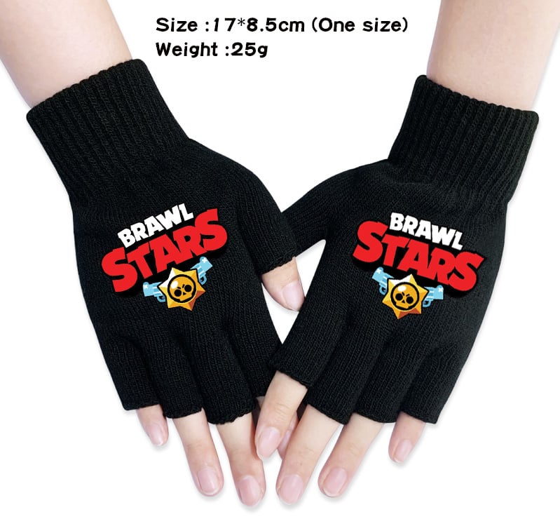 Half Finger Brawl Stars Touch Gloves