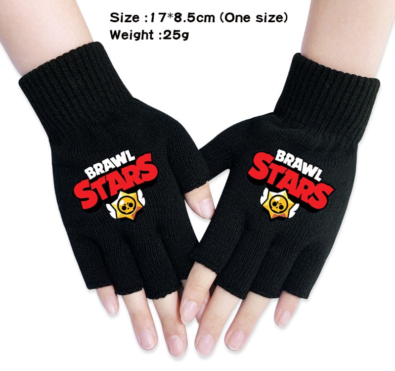 Touch Gloves Brawl Stars Half Finger