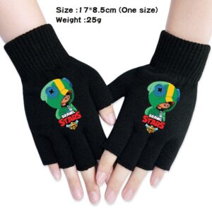 Brawl Stars Half Finger Gloves Leon