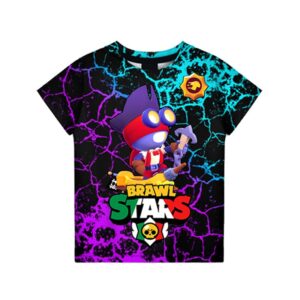 Captain Carl Brawl Stars T-Shirt Tees Power Throw