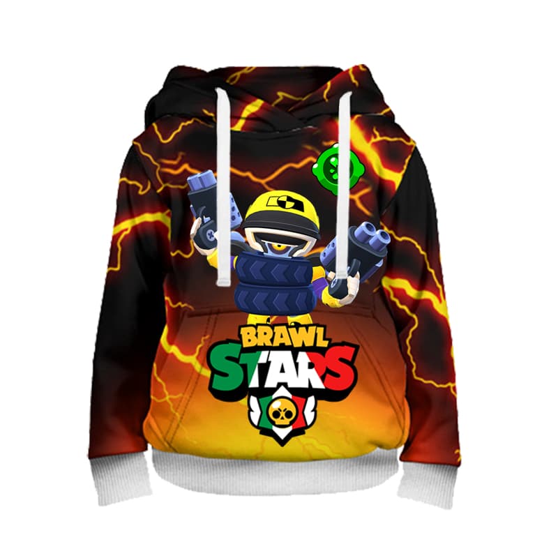Brawl Stars Default Darryl Hoodie Sweatshirt - Image 6