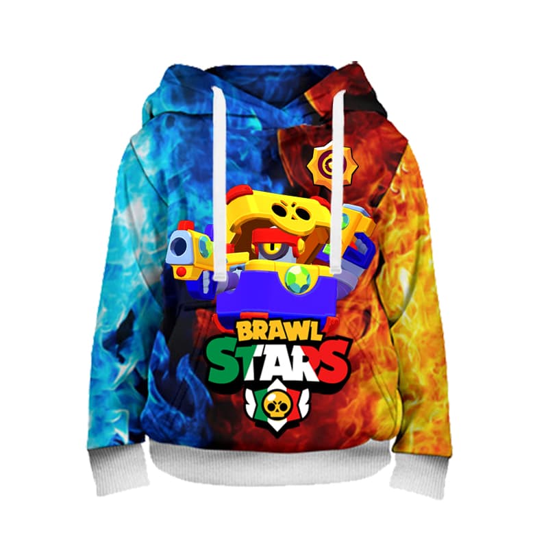 Brawl Stars Default Darryl Hoodie Sweatshirt - Image 4