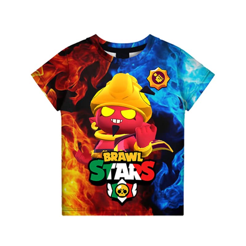 Brawl Stars T-Shirt Tees Evil Gene Spirit Slap