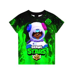 Lollipop Drop Brawl Stars Ghost Leon T-Shirt Tees