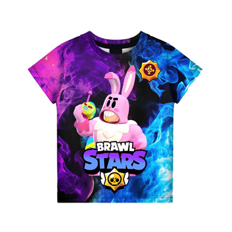 Brawl Stars Default Grom T-Shirt Tees Radio Check - Image 5