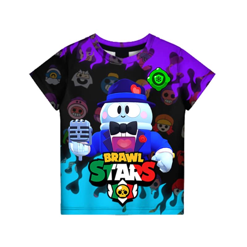 Brawl Stars Default Lou T-Shirt Tees Supercool - Image 4
