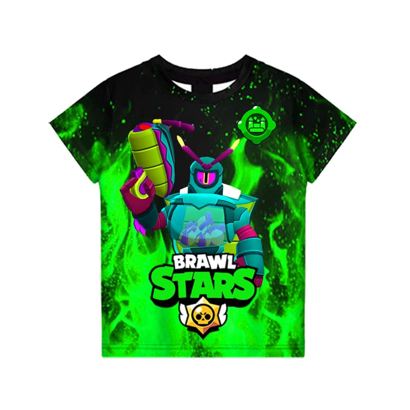 Brawl Stars T-Shirt Firefly Rico Bouncy Castle
