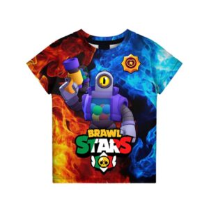 Brawl Stars T-Shirt Tees Rico Power Robo Retreat