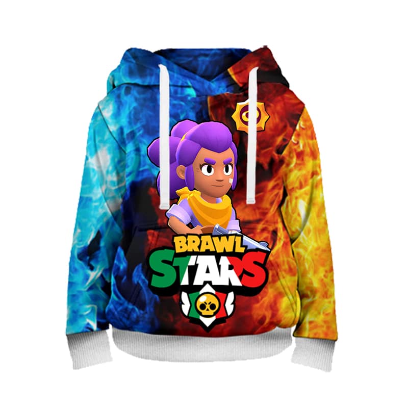 Brawl Stars Hoodie Sweatshirt Shelly Band-Aid