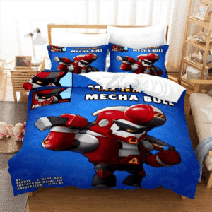 Brawl-Stars-Bedding-Set-Anime-Duvet-Cover-Quilt-Cover-Pillowcase-Double-Size-Kids-Bedroom