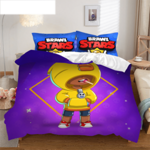 Brawl-Stars-Bedding-Set-Anime-Duvet-Cover-Quilt-Cover-Pillowcase-Double-Size-Kids-Bedroom