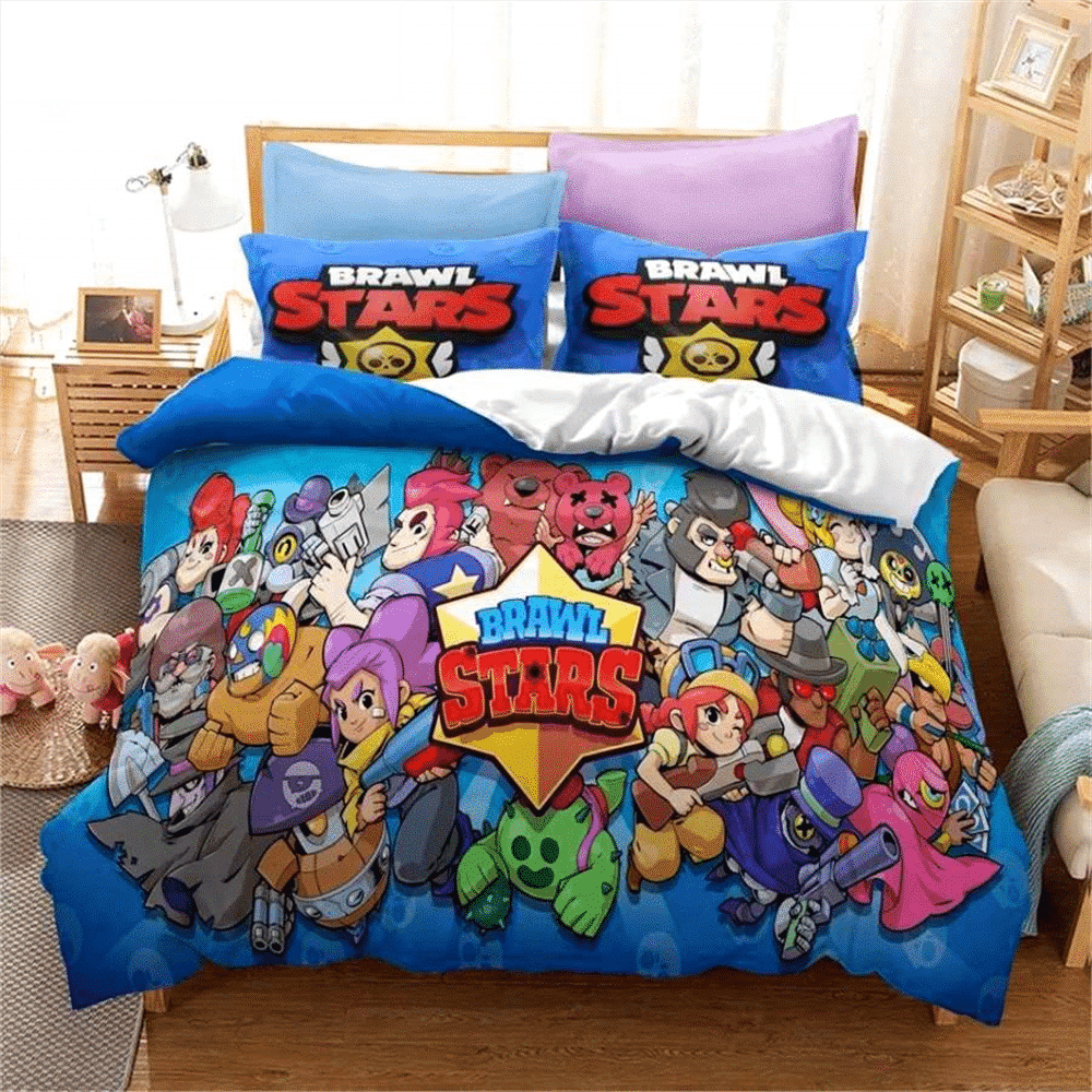 Duvet Covers and Pillow Case set - Brawl stars