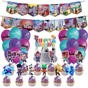 Brawl Stars Decorations Birthday Party Set