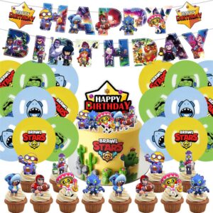 Brawl Stars Birthday Party Decoration Set