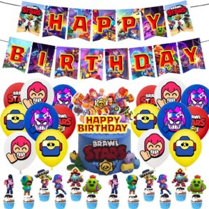 Brawl Stars Birthday Party Decorations