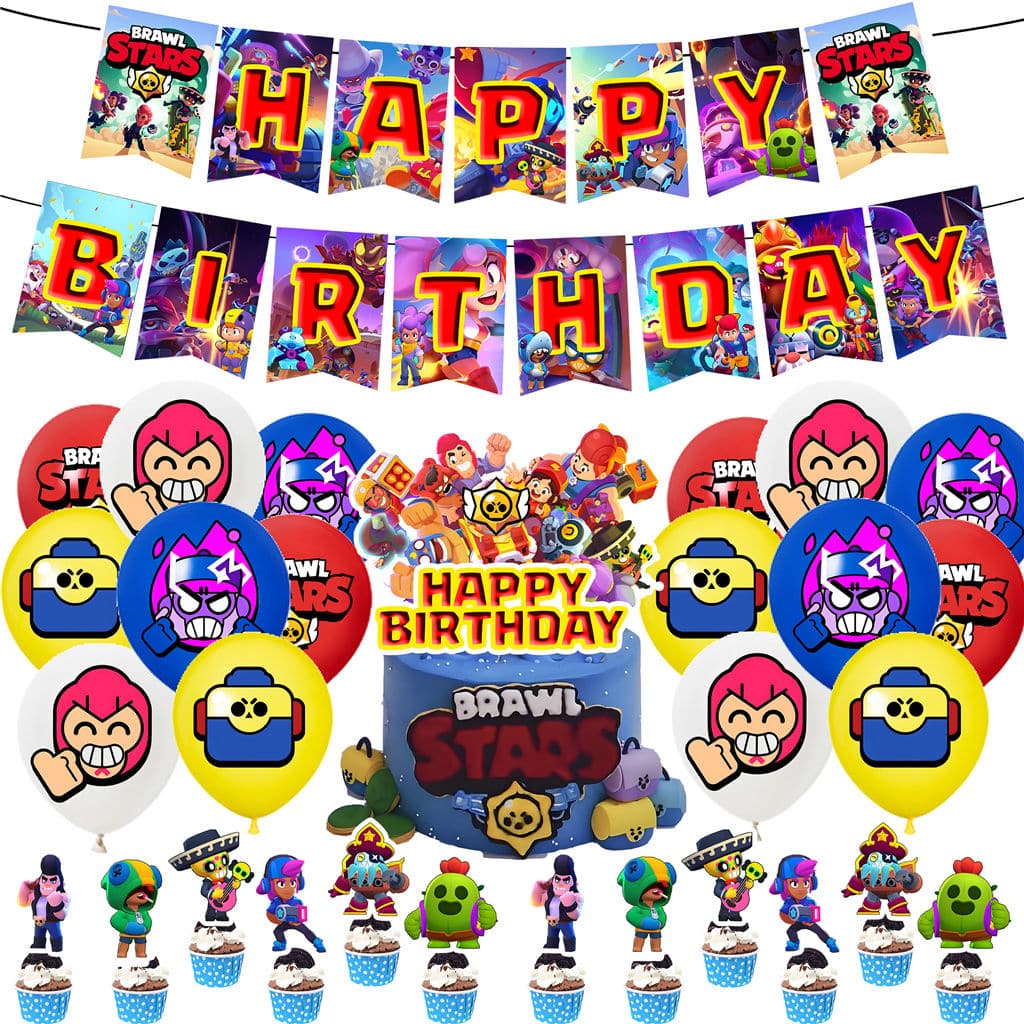 Brawl Stars Merch Birthday Party Decorations - Image 2