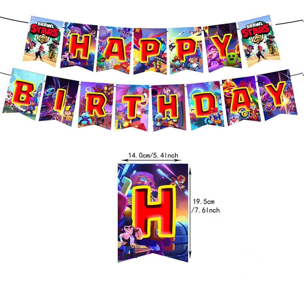 Brawl Stars Birthday Party Decorations - Image 6