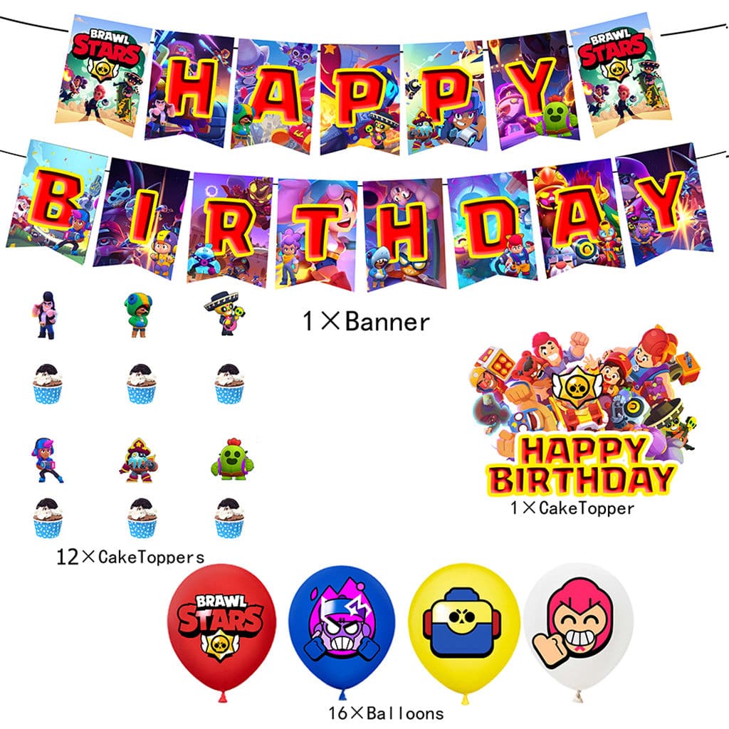 Brawl Stars Birthday Party Decorations - Image 2
