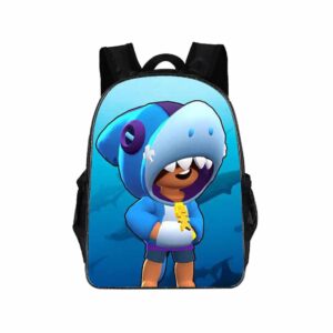 Shark Leon Brawl Stars Backpack
