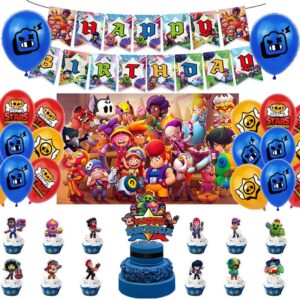 Brawl Stars Theme Birthday Party Decoration