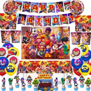 Brawl Stars Theme Party Decorations Set