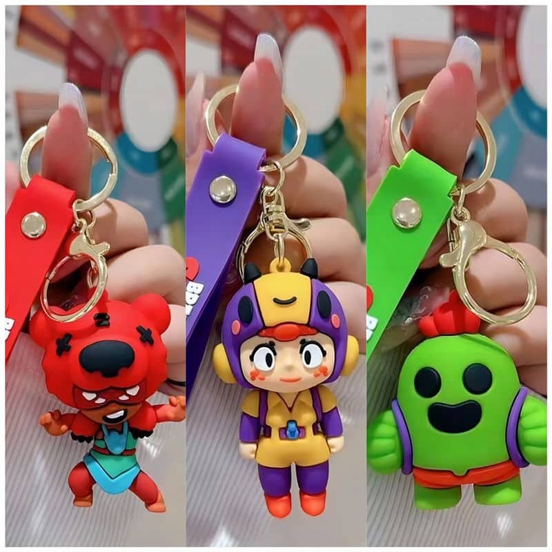 Brawl Stars Figures Keychain Set: Bea, Nita & Spike - Image 2