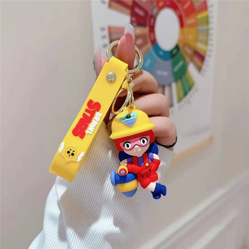 Brawl Stars Figures Keychain Set: Jacky, Jessie & Penny - Image 4