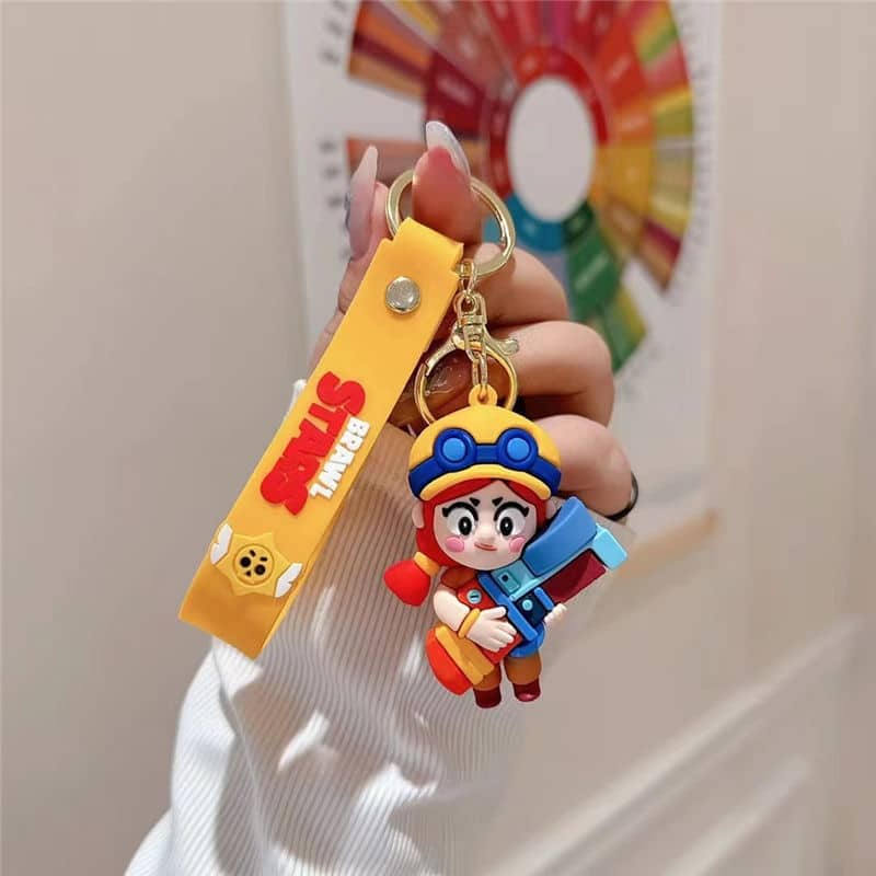 Brawl Stars Figures Keychain Set: Jacky, Jessie & Penny - Image 3