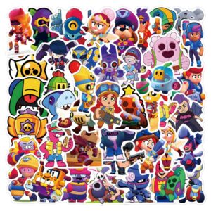 55pcs Brawl Stars Stickers Vinyl Decals