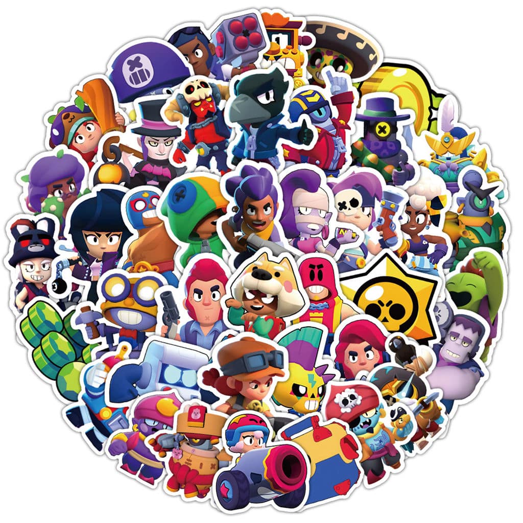 50pcs Brawl Stars Sticker Decals - Image 8
