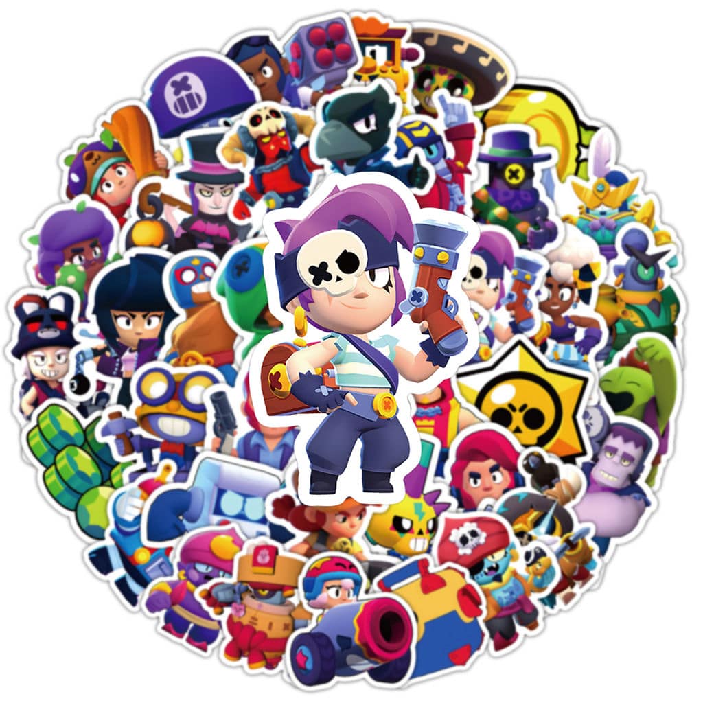50pcs Brawl Stars Sticker Decals - Image 4