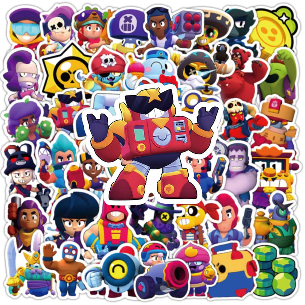 50pcs Brawl Stars Sticker Decals - Image 3