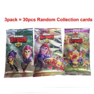 3pack/30pcs Brawl Stars Collectible Trading Cards